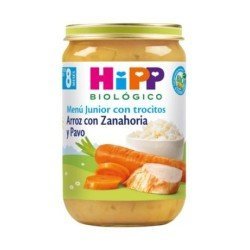 Potito Arroz Zanahoria y Pavo 8M Bio 220g Hipp