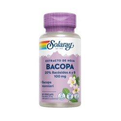 Bacopa 100 Mg SinGluten Vegan 60caps Solaray