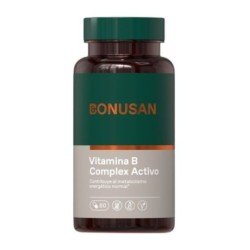 Vitamina B Complejo Activo 60caps Bonusan