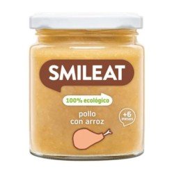 Potito Pollo con Arroz 6M SinGluten Eco 230g Smileat