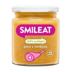 Potito Pavo y Verduras 6M SinGluten Eco 230g Smileat