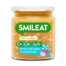 Potito Cachitos Arroz Pavo y Verduras 10M SinGluten Eco 230g Smileat