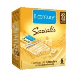 Barritas de Cereales y Chocolate Blanco Saciantes 160g Bicentury