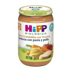Potito Verduras Pasta Pollo 12M Bio 250g Hipp