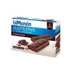 Barritas Sustitutivas Chocolate Fondant 10uds Bimanan