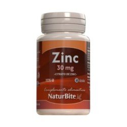 Citrato de Zinc 30mg 60caps Naturbite
