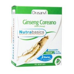 Ginseng Coreano SinGluten Vegan 60caps Drasanvi